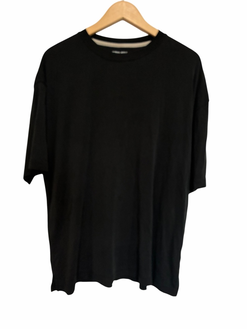 Burma Bibas Classic Black Crew Neck Men's T‑Shirt